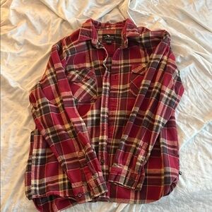 Moose Creek Red Casual Button Down Flannel